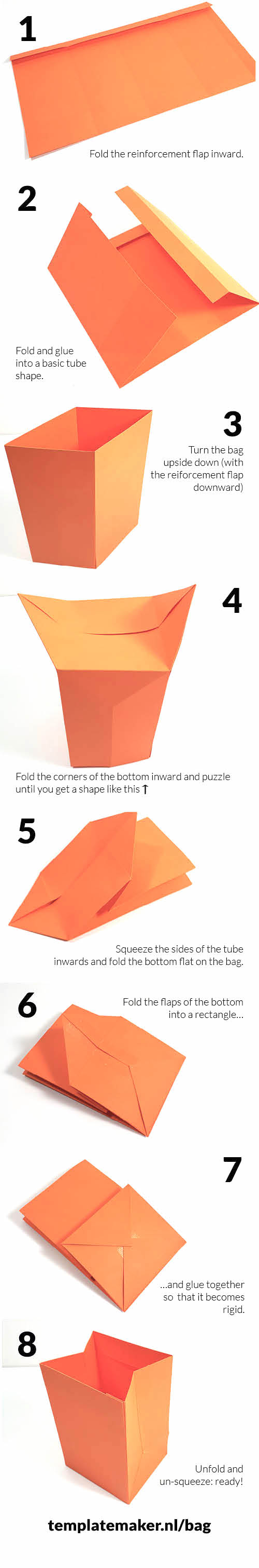 annekata: 2 Minute Paper Bag Pop Up Envelope